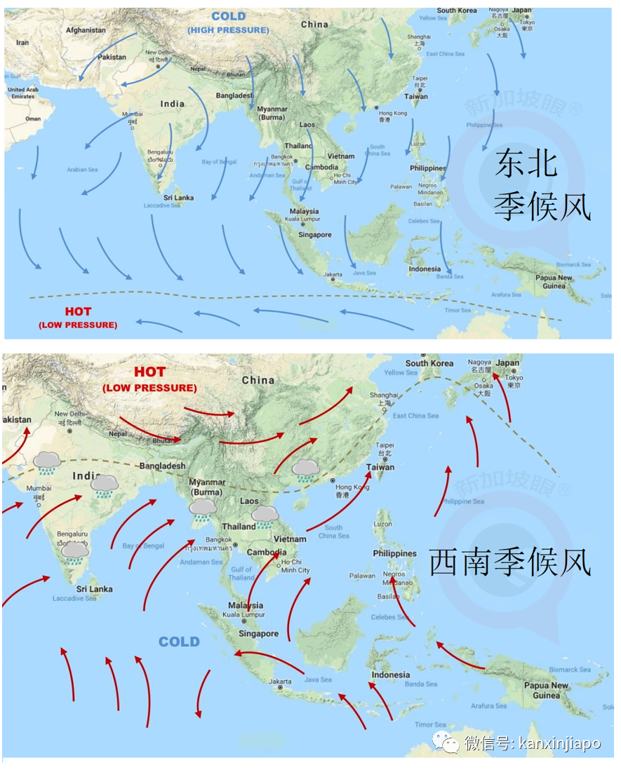 新加坡氣象署發文警告，未來兩周全島將面對持續惡劣天氣