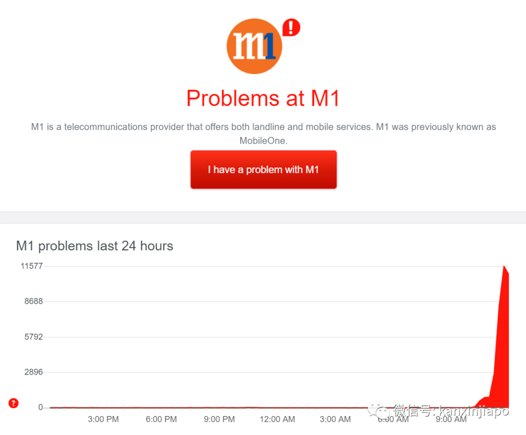 M1網絡一個月內大崩潰兩次，半個新加坡受影響