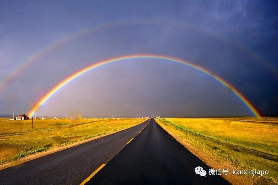 新加坡佳節祥瑞雙彩虹！從副總理到外長，全島都在拍照