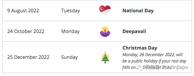 2022年公共假期公布啦！明年有5個長周末～