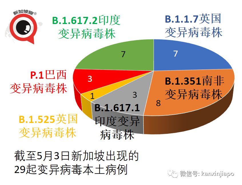 今增16，社區1 | 新加坡齊集印度、英國、南非、巴西7大變異病毒，未來還會發現新毒株