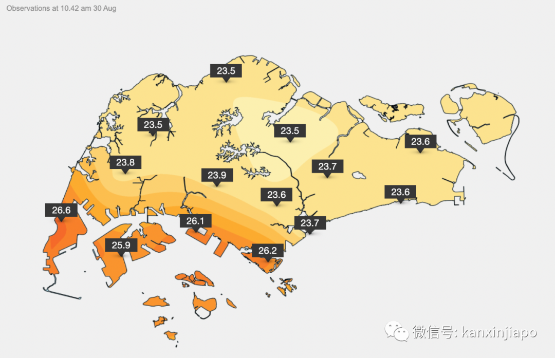 冷飕飕～新加坡狂降雨，最低溫度降至21°C