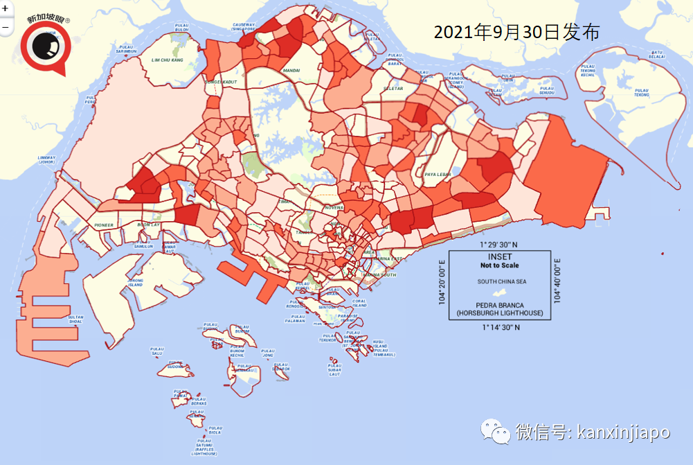 今增2909，連續四天創新高 | 新加坡疫情地圖問世，高度警惕紅區！冠病口服藥重大進展