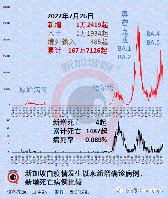 4天確診，私密處爆發皮疹，新加坡第十起猴痘病例；本地新冠再現兒童重症病例