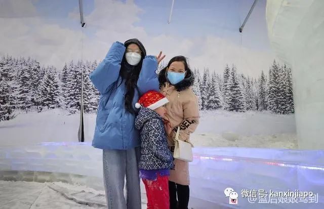 “在沒有冬季的新加坡，我卻在這裏與孩子在雪地裏玩耍”