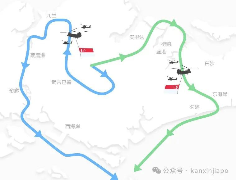 新加坡国庆飞行表演细节曝光！F16、阿帕奇首秀，这些地方都可以看到